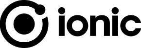 ionic dark logotype black